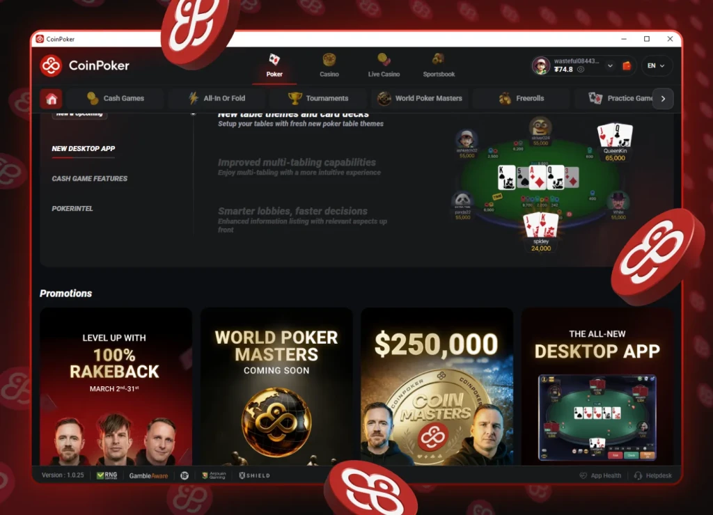 Покерный стол CoinPoker